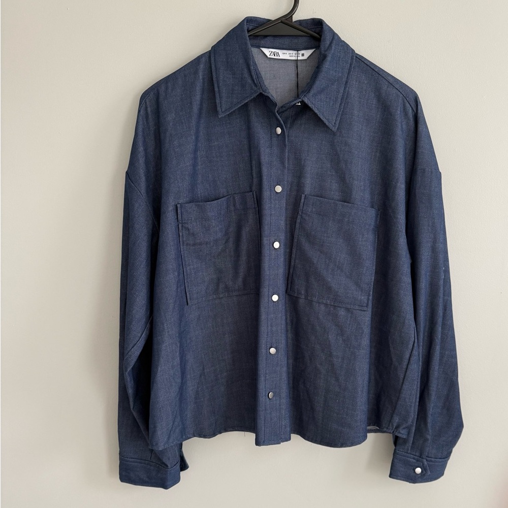 Zara Denim shirt Women's Size Small